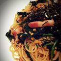 もりず's cooksnap of when they made 納豆とホウレン草の和風パスタ.