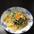 ベティ＆クロ's cooksnap of when they made 簡単＊水菜とツナの和風パスタ.