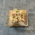 くうーstory's cooksnap of when they made 里芋と枝豆とベーコンの和風サラダ.