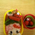 マイメロキティまま's cooksnap of when they made ✿キャラ弁いちごキティちゃん✿.