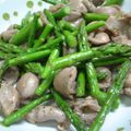 myukitty's cooksnap of when they made 砂肝とアスパラのレモン塩胡椒炒め♫♬.
