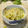 woailiaoli's cooksnap of when they made もやしときゅうりのナムル.