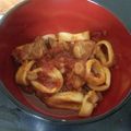 ２児ママさゆたん's cooksnap of when they made イカと鶏もものトマトソース煮こみ.