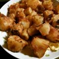 巳ぃまま's cooksnap of when they made ◎ちくわとじゃがいものケチャップ炒め◎.