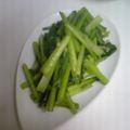 harunana's cooksnap of when they made 小松菜炒め☆空芯菜風.