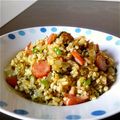 みっつ★あす's cooksnap of when they made ＊簡単＊コク深♪高菜のオイマヨ炒飯.