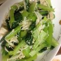 ちびた777's cooksnap of when they made えのきでツルン♪青菜のレモンしょうゆ.