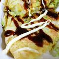 mixile's cooksnap of when they made ★キャベツと卵だけの簡単お好み焼き★.
