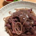 ポテさら's cooksnap of when they made するめいかで作る “いか墨スパゲティ”.