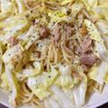 cocolapin's cooksnap of when they made 春キャベツとツナの簡単パスタ.