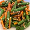 かとりーな♪'s cooksnap of when they made 超簡単！冷凍インゲンの胡麻おかか和え.