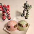 c3po64's cooksnap of when they made 簡単ザクおにぎり★ガンダム（キャラ弁）.
