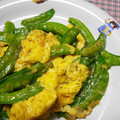halaoyagi's cooksnap of when they made 絹さやと卵の炒め物.