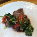 みかん2730's cooksnap of when they made 豚ヒレのソテー 彩り野菜ソース.