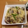 ゆめめもも's cooksnap of when they made アスパラとアサリのスパゲティー.