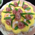 tolemon's cooksnap of when they made ★クリスマス★押し寿司ケーキ✿.