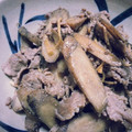 でかあし's cooksnap of when they made 牛肉とごぼうの甘辛煮*無水鍋使用*.
