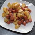 キャロライン藤元's cooksnap of when they made ジャガイモとウインナーのニンニク炒め.
