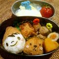 bulico's cooksnap of when they made キャラ弁＊帽子kidsのお稲荷さん＊.