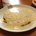 juncow630's cooksnap of when they made マカダミアナッツソース♡パンケーキ♪.