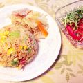 みかぼーず's cooksnap of when they made IHでも美味しい！パラッパラ炒飯！！.