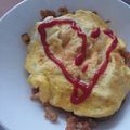 tomotamtam's cooksnap of when they made 鶏ガラスープでオムライス.