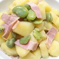 マッドパイ's cooksnap of when they made 春のそら豆とじゃがベーコンの煮物.