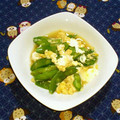 さとっち★'s cooksnap of when they made 簡単♪きぬさやとあげの卵とじ☆.
