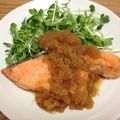 PereTarres's cooksnap of when they made サーモンのおろしマリネ.