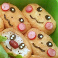 ちびっこキング's cooksnap of when they made 稲荷で簡単ピカチュウの運動会・行楽弁当.