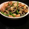 木村みつとし's cooksnap of when they made 鶏肉とレンコンといんげんの甘酢炒め.