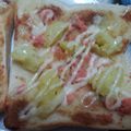 瑞貴ちやん's cooksnap of when they made 食パンアレンジ・明太子＆ポテト.