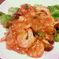 chunco1003's cooksnap of when they made 我が家のやさしいエビチリ風.