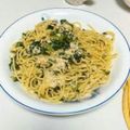 しぃ429's cooksnap of when they made ツナと小松菜の和風パスタ.