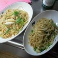 ☆さむむ☆'s cooksnap of when they made 水菜と筍のさっぱりパスタ.