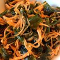 zyagagori's cooksnap of when they made にんじんとわかめの韓国風サラダ.