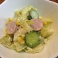 竹中キッチン's cooksnap of when they made 魚肉ソーセージとキャベツの超簡単サラダ.
