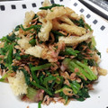 はぶげ's cooksnap of when they made ほうれん草＋油揚げ＋干しえび.