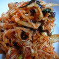 ミザリー's cooksnap of when they made 干し大根のキムチ和え♪.