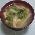 陽翔mam 's cooksnap of when they made 大根の葉でシャキ②めちゃ旨★味噌汁.