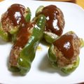 まにぬ's cooksnap of when they made 簡単☆ピーマンの肉詰め.