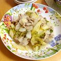 komutatata's cooksnap of when they made 豚肩ロースとセロリの白ワインビネガー煮.