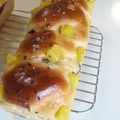 ののさき's cooksnap of when they made 黒糖おさつブレッド～餡入り～.
