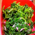 ユーロン's cooksnap of when they made せりのお浸し.