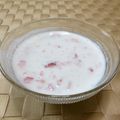 kemeta's cooksnap of when they made 即席！いちごヨーグルト.