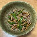 あさころり's cooksnap of when they made 簡単に本格中華！たけのこ入り青椒肉絲.