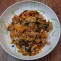 とみぃ11's cooksnap of when they made ■卵でまろやか旨い！豚肉とキムチの卵とじ.