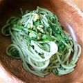 ﾏﾕｺｺ's cooksnap of when they made サンバル食堂★小松菜のジェノベーゼ.