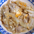 抹茶もつこ's cooksnap of when they made たっぷり玉ねぎと豚肉の卵とじ♡.