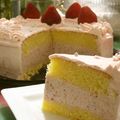チャベスYUKO's cooksnap of when they made 苺ムースデコレーションケーキ.